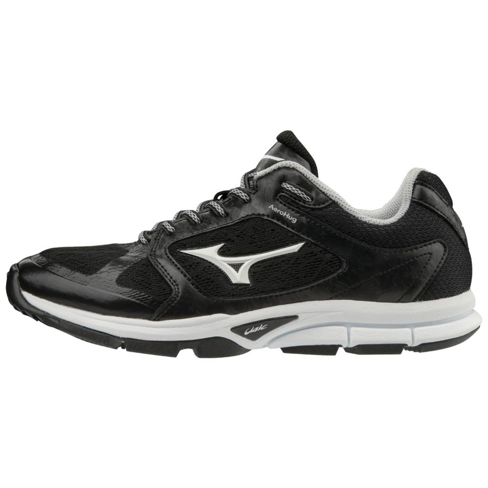 Zapatillas Sofbol Mizuno Utility Mujer Negras/Blancas España ILKX-09751